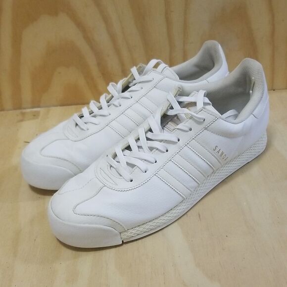 Adidas Men's Samoa White Sneakers Size 13 - Picture 3 of 7